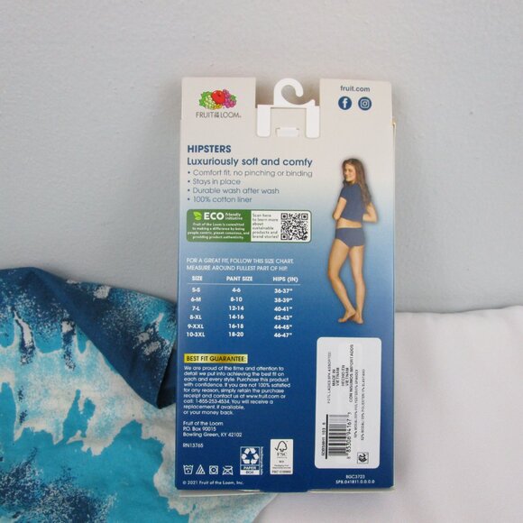 NIB Fruit of the Loom Women's Beyondsoft® Hipster Panty, Assorted 6 Pack - Picture 4 of 10